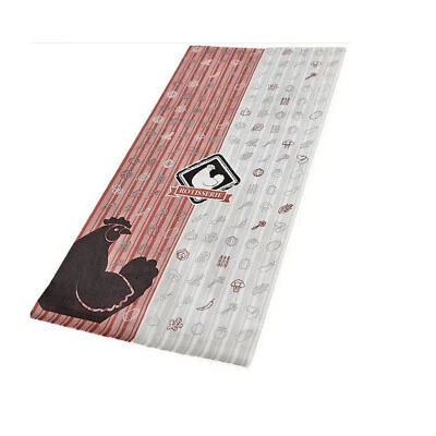 Sacs pour poulet rôti en papier kraft blanc ingraissable carton de 500 pièces