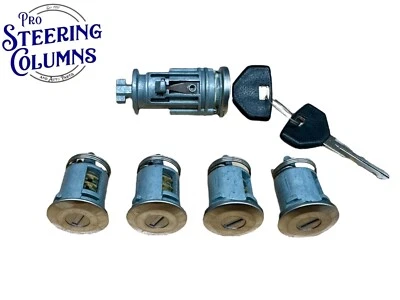 FITS 01-03 DODGE RAM VAN IGNITION & DOOR LOCK CYLINDER SET MATCHED NEW - Image 1 of 4