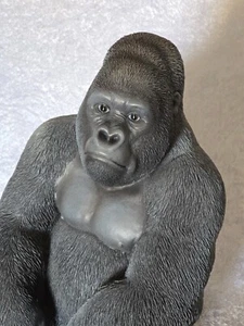 Original KARE Design GORILLA FIGUR Deko Silberrücken Affe Monkey Büste Statue - Bild 1 von 7