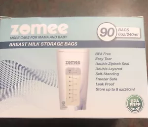 Breastmilk STORAGE bags Freezer 90 ct ( 5 boxes so total of 450 bags) - Picture 1 of 4