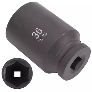 36mm Vielzahn Nuss 6-kant Schlagschrauber Steckschlüssel Antrieb 1/2" - Bild 1 von 6