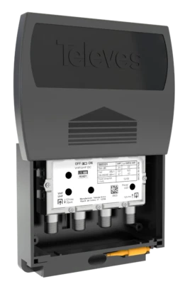 Refurbished Televes 560383 Single Input HDTV Antenna Preamp 5G Filter Auto Gain - Image 1 of 4