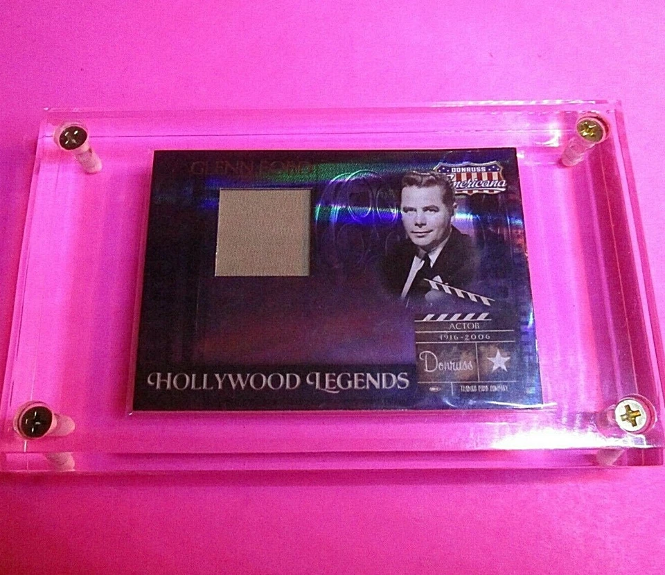 2007 Donruss Americana, Glenn Ford Hollywood Legends - Swatch Relic card #d/350 - Image 1 of 1
