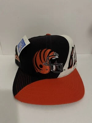 Nuevo Sombrero De Colección Años 90 Cincinnati Bengals NFL Deletreado SnapBack Drew Pearson Nuevo Con Etiquetas Foto 1 de 4