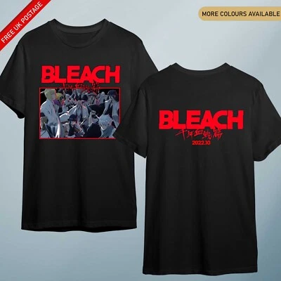 FLUX Bleach T Shirt Anime Shirt Epic Anime Graphic T Shirt Ichigo Kenpachi Aizen Top