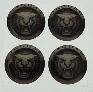 JAGUAR DAIMLER VANDEN PLAS X SERIES GROWLER XJ12 WHEEL CENTRE DECALS 42MM - Picture 1 of 1