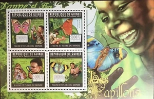 Guinea 2011 Butterflies Sheetlet MNH - Picture 1 of 1
