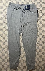 Polo Ralph Lauren Mens Light Gray Sleepwear/Lounge/Pajama Jogger Pants L Large