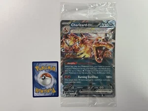 EU Exclusive Charizard EX 125/197 Obsidian Flames JUMBO Stamped Promo SEALED - Picture 1 of 3
