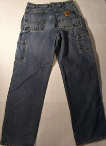 Jeans Carhartt B13HDK da lavoro falegname uomo 32x31,5 8 tasche martello passante - Foto 1 di 11