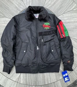 NEW Starter X TY Mopkins Philadelphia Phillies Black History Month Jacket Size L - Picture 1 of 8