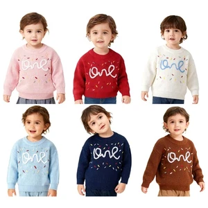 Baby Unisex Spitze Langarm Pullover Im Freien Zur Seite Fahren Winter Kleinkind - Picture 1 of 37