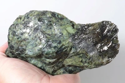 Serpentina Verde/Jade Resbaladizo Lapidario 1 lb 7 oz Lote Áspero A Foto 1 de 4