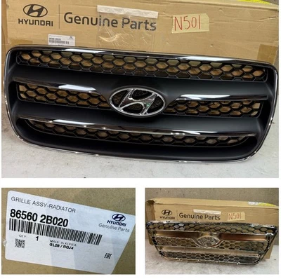 ¡NUEVO! Hyundai Santa Fe 2007 2008 2009 parrilla superior delantera OEM 86560-2B020 Foto 1 de 4