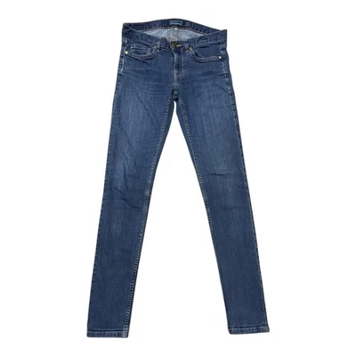 Pantalones de mezclilla para mujer Patagonia 27 azul lavado medio algodón almidón ajustados Foto 1 de 4