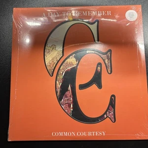 NEW SEALED A Day to Remember - Common Courtesy CLEAR w/ SPLATTER Vinyl 2xLP - Picture 1 of 5