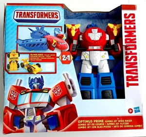 Transformers Optimus Prime Jumbo Jet Flitzer ca. 38cm mit Bumblebee Figur - Bild 1 von 9