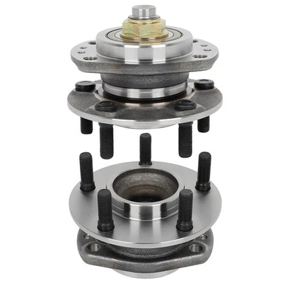 Cojinetes de cubo de rueda traseros tracción delantera 2 piezas para Dodge Caravan Chrysler Town & Country acero Foto 1 de 4