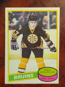 1980-81 O-Pee-Chee OPC Ray Bourque novato radiocontrol #140 Boston Bruins leyenda de la corte  - Imagen 1 de 8