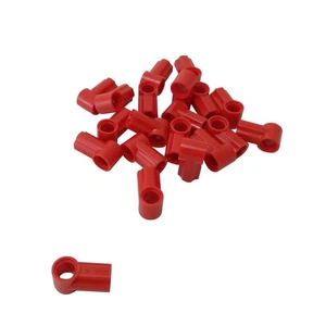 10 NEW LEGO Technic, Axle and Pin Connector Angled #1 Red - Picture 1 of 1