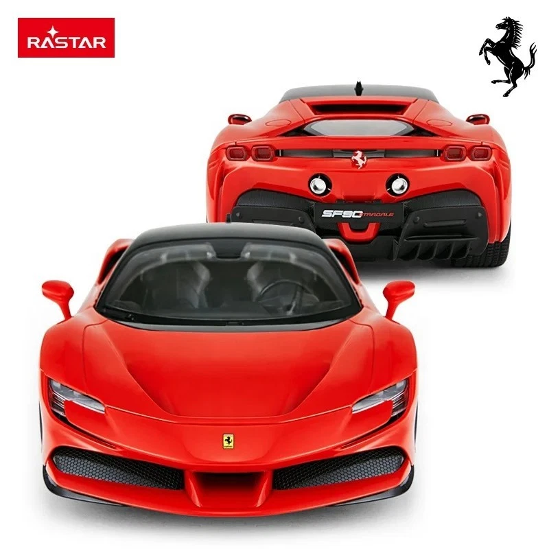 Rastar RC 1:14 Ferrari SF90 Stradale Kids Remote Control Toy Car - Red - Image 1 of 4