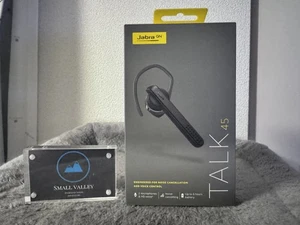 Jabra GN Talk 45 Bluetooth Headset with Noise Cancellation Black Canal Earbud - Picture 1 of 7