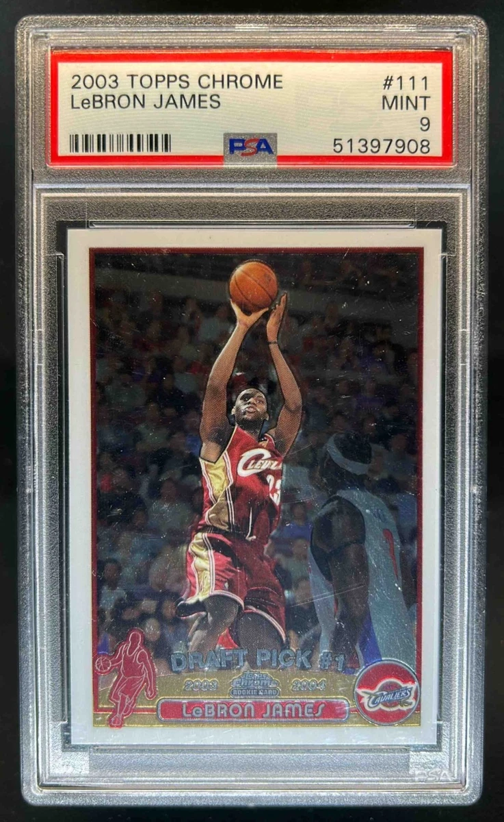 LeBron James Grade 9 Rookie Basketball Trading Cards & Accessories