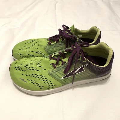 Zapatos Altra Vanish-R Wm Talla 8 Lima Púrpura Carretera Carreras Correr Tenis Forma de Pie Foto 1 de 4