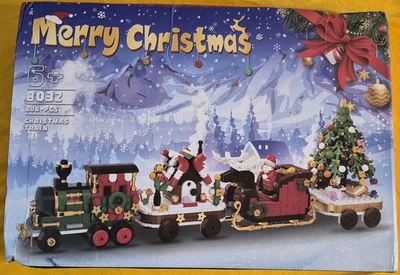 STEM Christmas Train Building Blocks Set 806 PCS Model 8032 NewOpenBox SealedPcs - Image 1 of 4