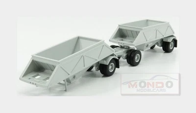 1:64 Neoscale Trailer 2X Rimorchio Double Bottom Dump Trailer For Truck NEO64100 - Image 1 of 2