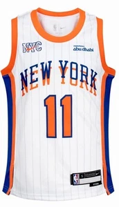 Maglia Jalen Brunson New York Knicks Nike City Edition Swingman Abu Dhabi Large - Foto 1 di 2