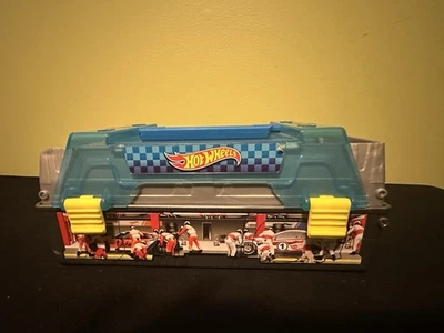 Hot Wheels Race Case Track Set Dual-Launcher w/ 2 Cars – Used - Image 1 of 4