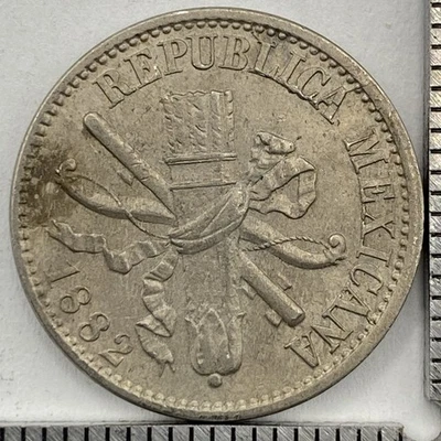 1882 Mexico 5 Centavos - Extra Fine Details Free Shipping - Image 1 of 2
