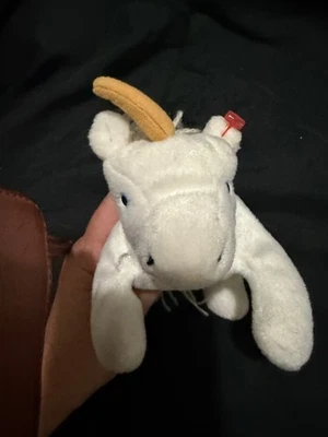 Rare Ty Beanie Babies Mystic The Unicorn - 04007 Fine mane, PVc pellets  - Image 1 of 4