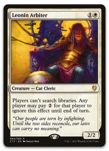 Leonin Arbiter #64 (NM) Commander 2017 C17 Magic MTG - Picture 1 of 2