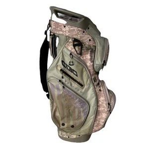 SUN MOUNTAIN C-130 CART GOLF BAG W/RAIN COVER DIGITAL CAMO - Picture 1 of 19