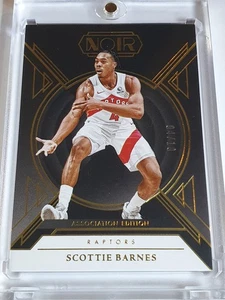 2024 Panini Noir Scottie Barnes #110 GOLD /10 Association Edition - Rare - Picture 1 of 3