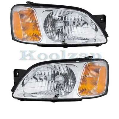 For 01-04 Legacy Brighton/L Headlight Headlamp Head Light Lamp w/Bulb SET PAIR Foto 1 de 4