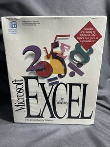 Neu! Old Stock! Versiegelt! Microsoft Excel 4.0 für Windows  - Bild 1 von 12