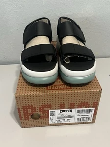 Sandalias de plataforma Camper Pelotas FlOTA UP para mujer tacones negros talla 6 - Imagen 1 de 5