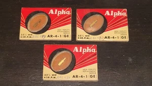 3x Cartuccia AR-4-1 LP Zaffiro Stylus GE 4G-052 053 061 063 050 040 041 VR11 - Foto 1 di 6