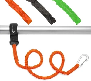 Stretchable Kayak Paddle Leash, Coiled Rod Leash Tool Lanyard for Kayak and S... - Picture 1 of 6