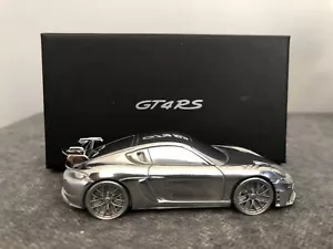 Porsche 718 Cayman GT4 RS Paperweight, Briefbeschwerer, Presse Papier, Metalcar - Bild 1 von 6