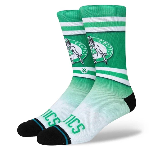 Men's Stance Boston Celtics Hardwood Classics Fader Collection Crew Socks New Cover