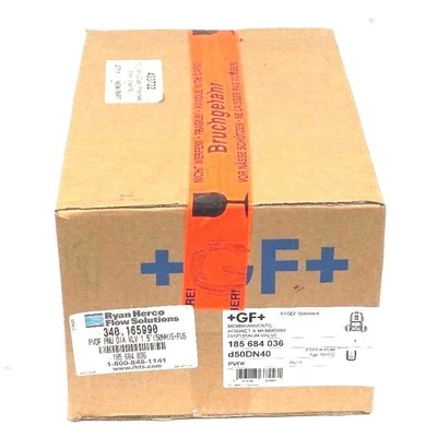 NEW GF SIGNET / RYAN HERCO 185.684.036 DIAPHRAGM VALVE 340.165990 - Image 1 of 3