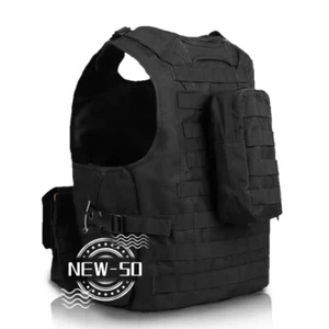 Tactical Chest Hanging Anti Piercing Bulletproof Clothing Lightweight Vest Gift - Picture 1 of 11