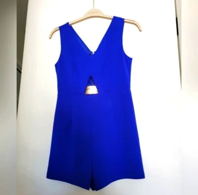 A'GACI Royal Blue Sleveless Summer Sexy Romper Size M - Image 1 of 4