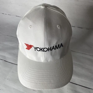 Gorra Yokohama Ajustable Adulto Blanco Neumáticos Auto Vehículo Publicidad - Imagen 1 de 13