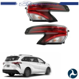 Pair LH&RH Outer LED For Toyota Sienna LE/XLE 2021 2022 Tail Light Lamp Assy - Picture 1 of 14
