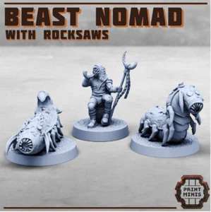 28mm Beast Nomad with Rocksaws (Heroic Scale) - Picture 1 of 1